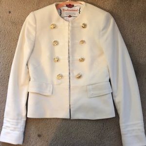 Cream Zara Basic Collection Jacket!